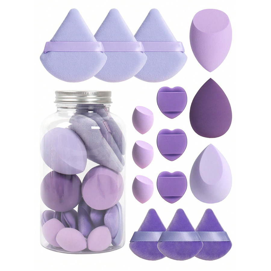 Set of 15 makeup sponges with  - Beauty Bay Makeup 评论和价格