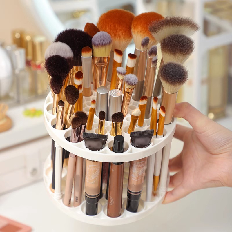 45 Hole Makeup Brush Storage R - Beauty Makeup Box 评论和价格