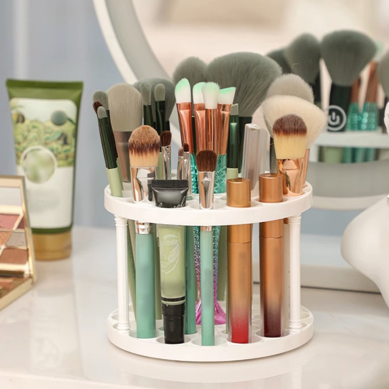 45 Hole Makeup Brush Storage R - Beauty Makeup Box 评论和价格