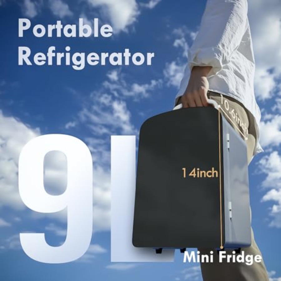 9L Mini Fridge for Bedroom Car - Beauty Makeup Fridge 评论和价格